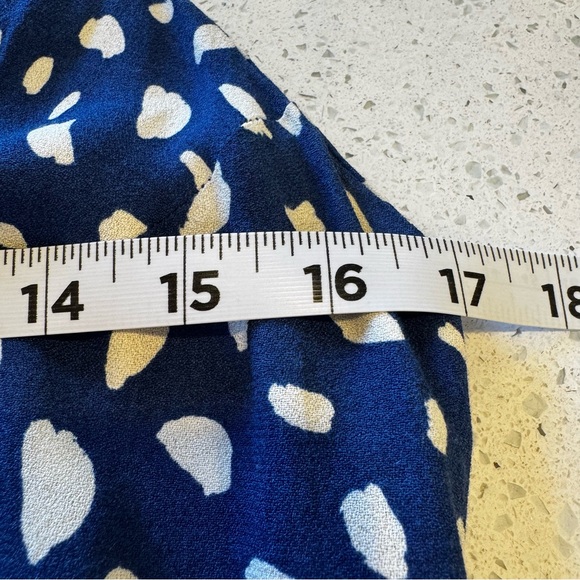 Reformation Crimini Dress Moray Print Blue Crimini Midi Slip Dress Size 6 - Picture 9 of 11